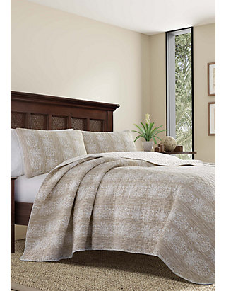 Tommy Bahama Pineapple Stripe Quilt Set Belk
