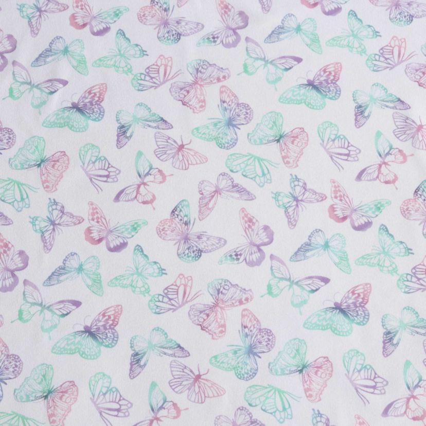 Butterfly Rainbow Microfiber Sheet Set