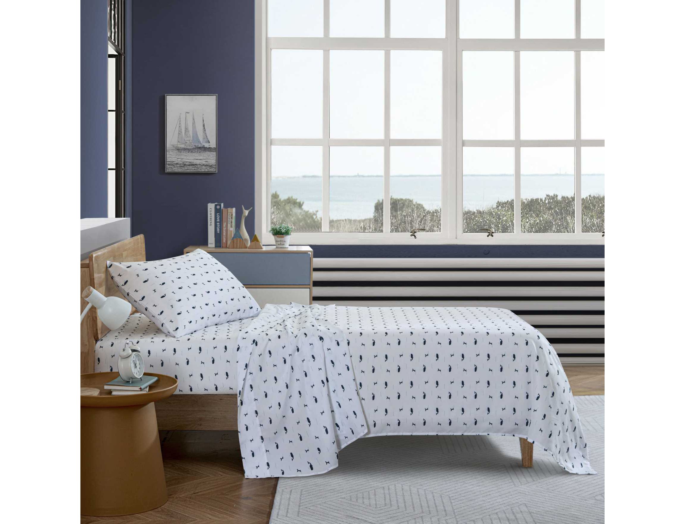 Caspian Whales Microfiber Sheet Set