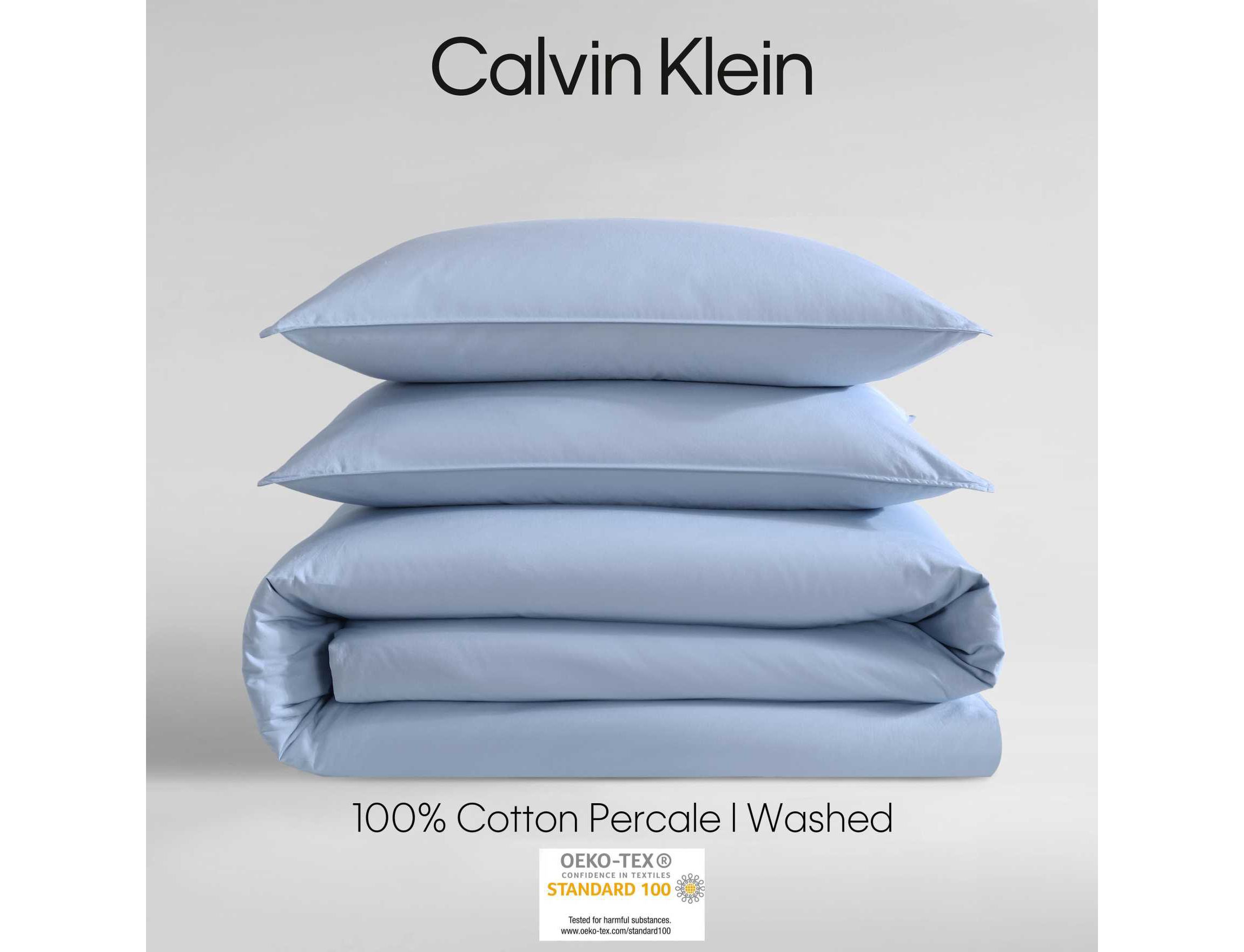 Washed Percale Cotton Comforter Set