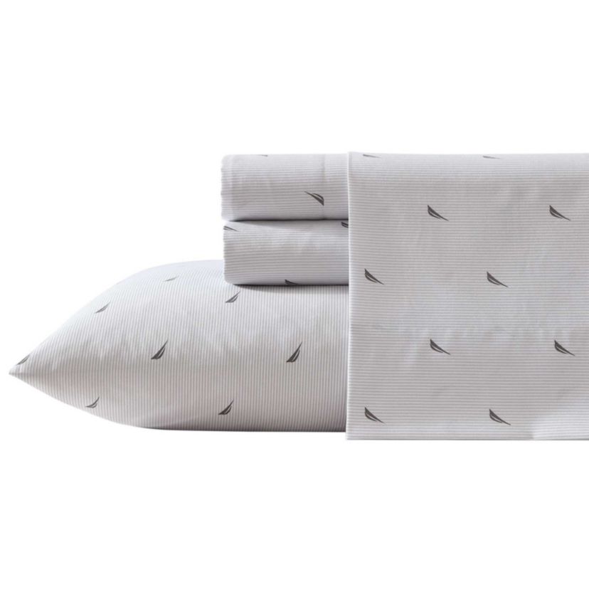 J-Class Boat Stripe Microfiber Sheet Set