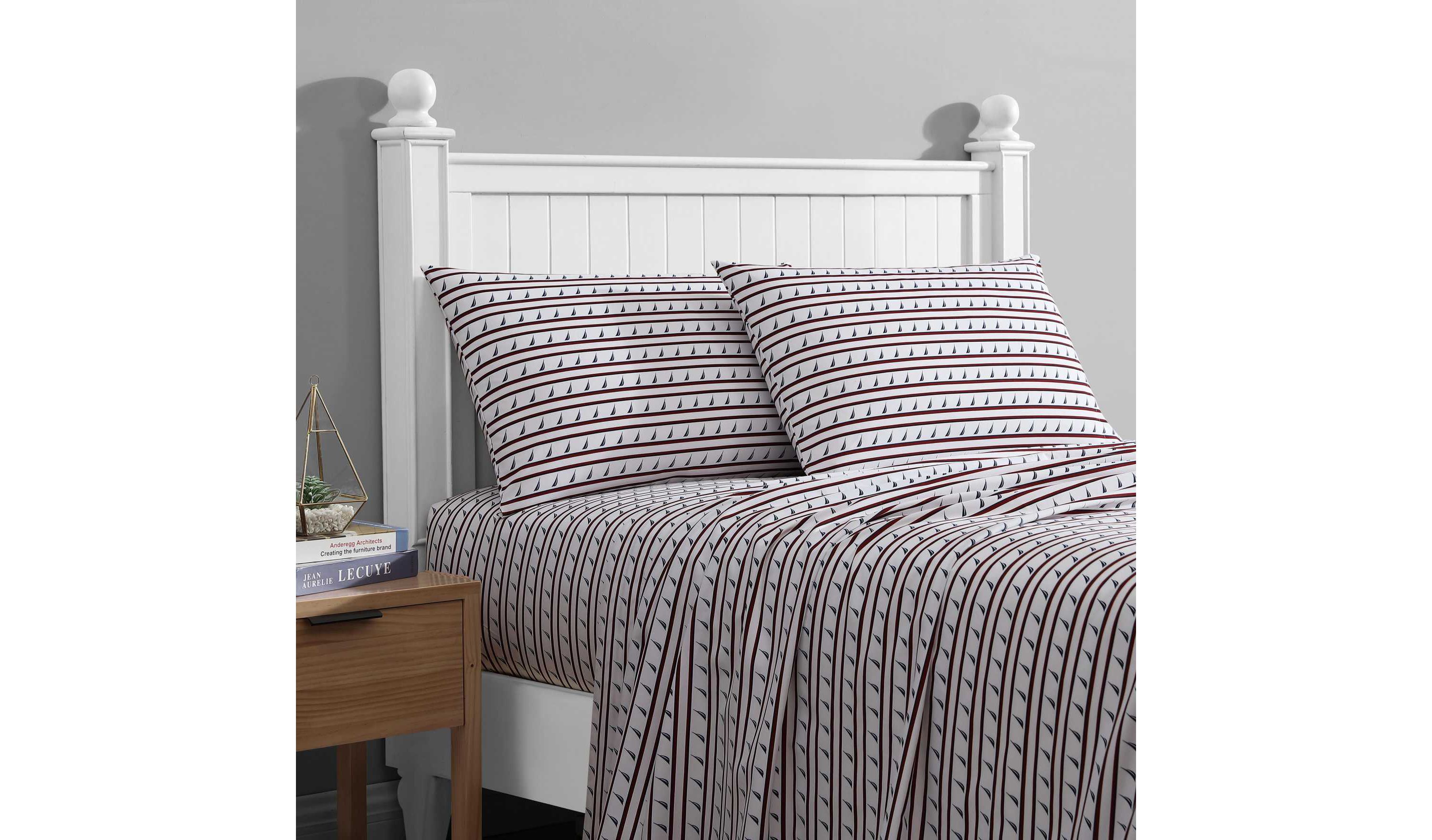 Striped J-Class Microfiber Sheet Set