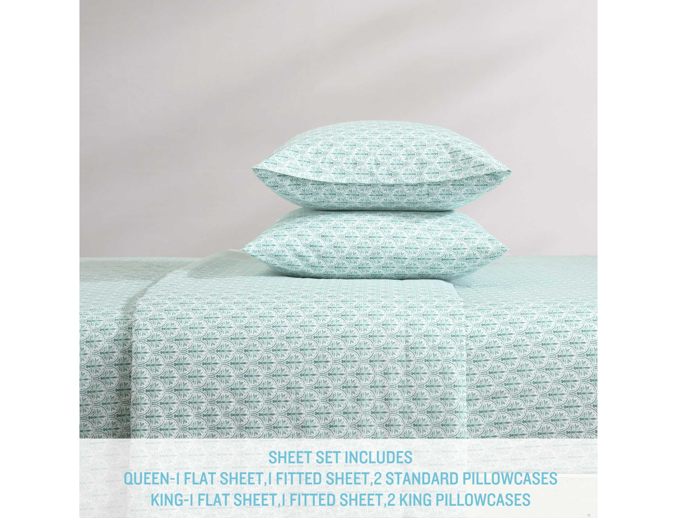 Coastal Batik Cotton Sheet Set
