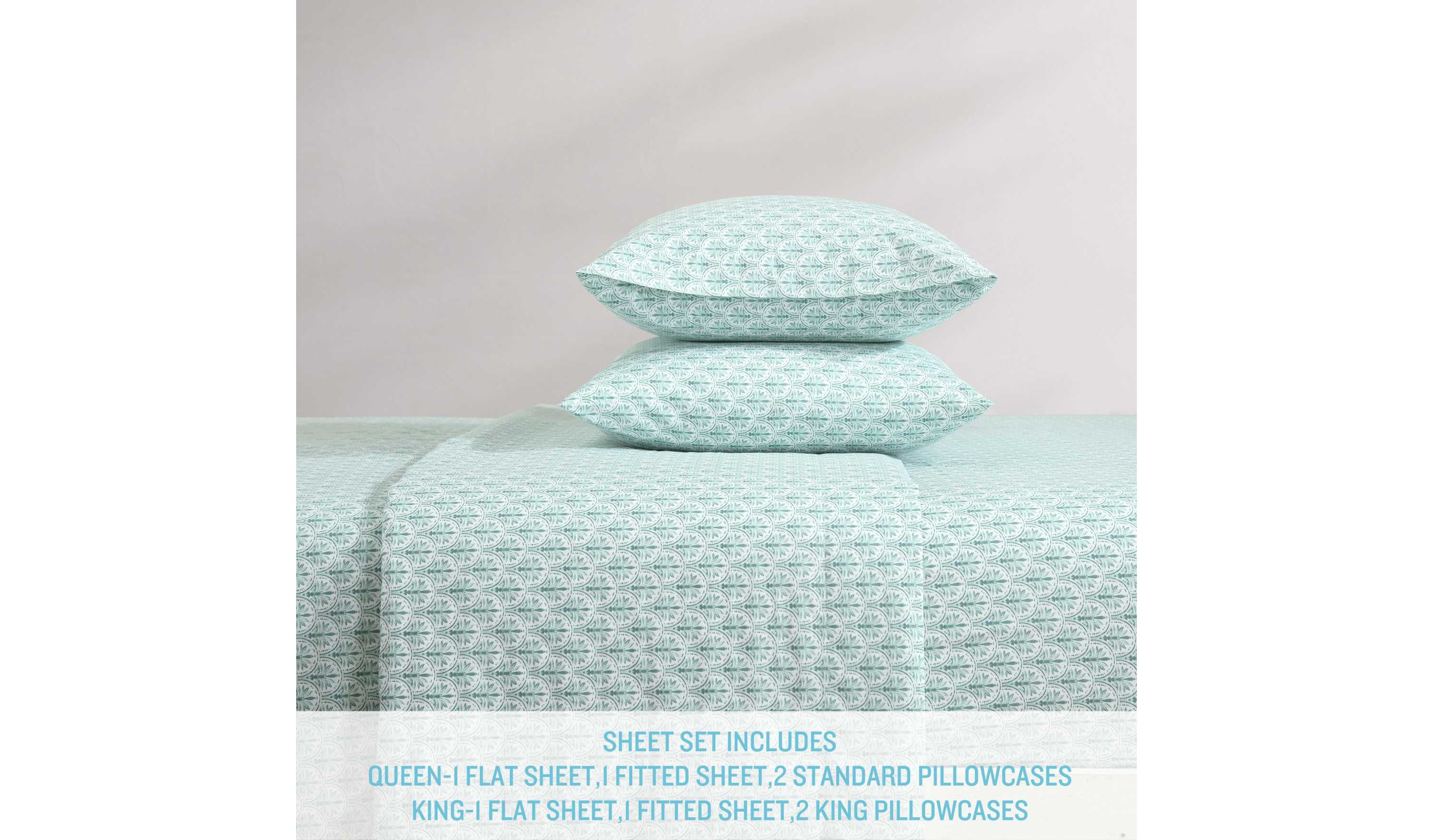 Coastal Batik Cotton Sheet Set