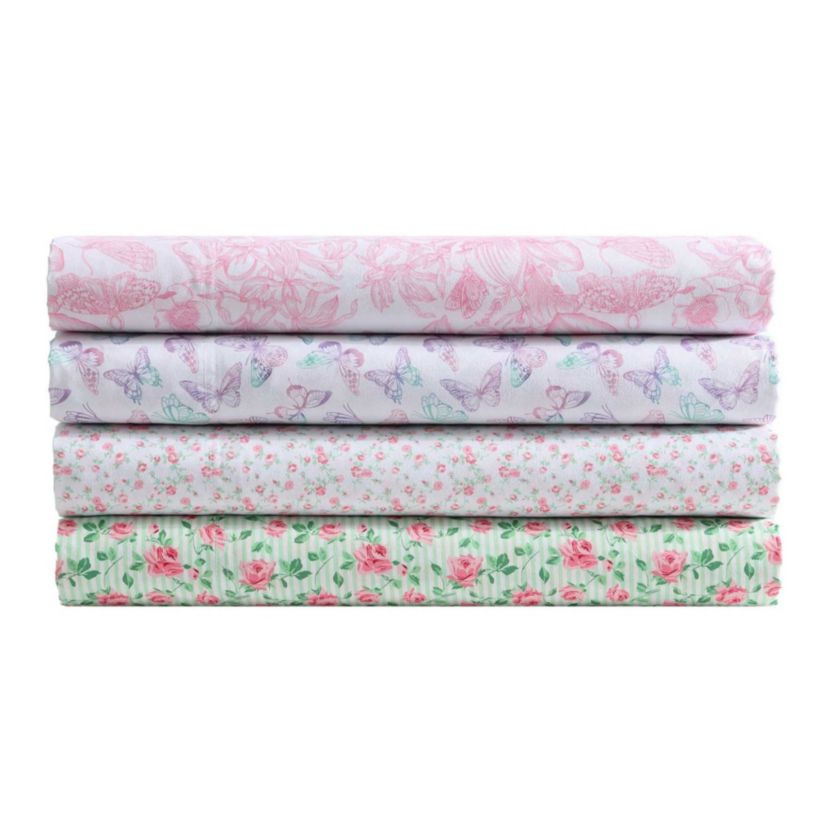 Flower Fun Microfiber Sheet Set