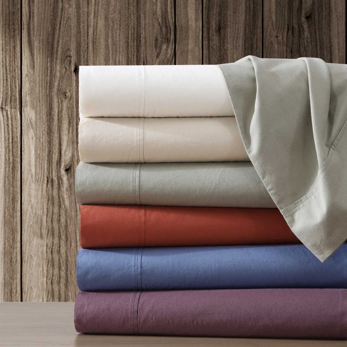 Peached Percale Cotton Sheet Set