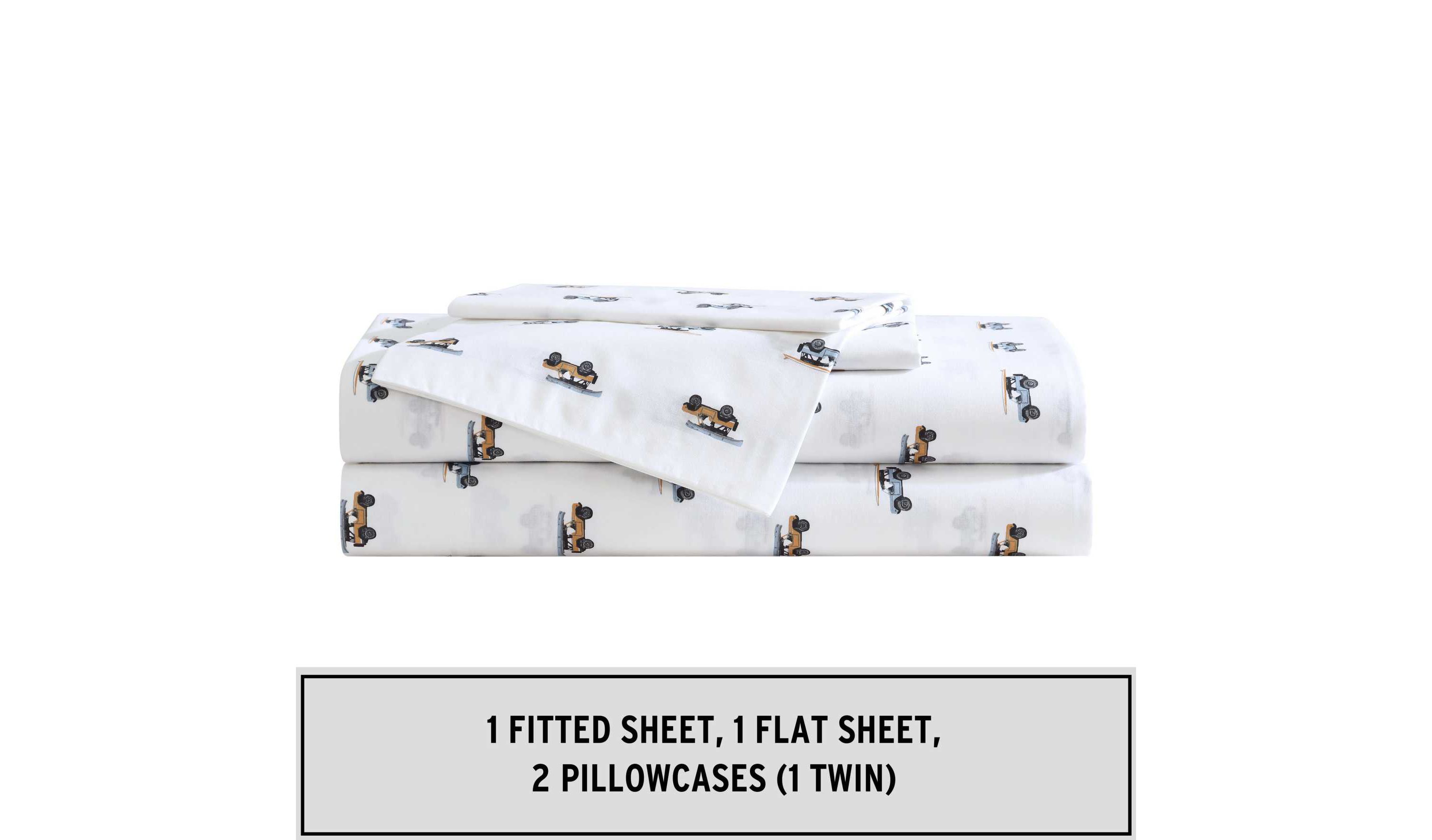 Out To The Beach Cotton Sheet Set