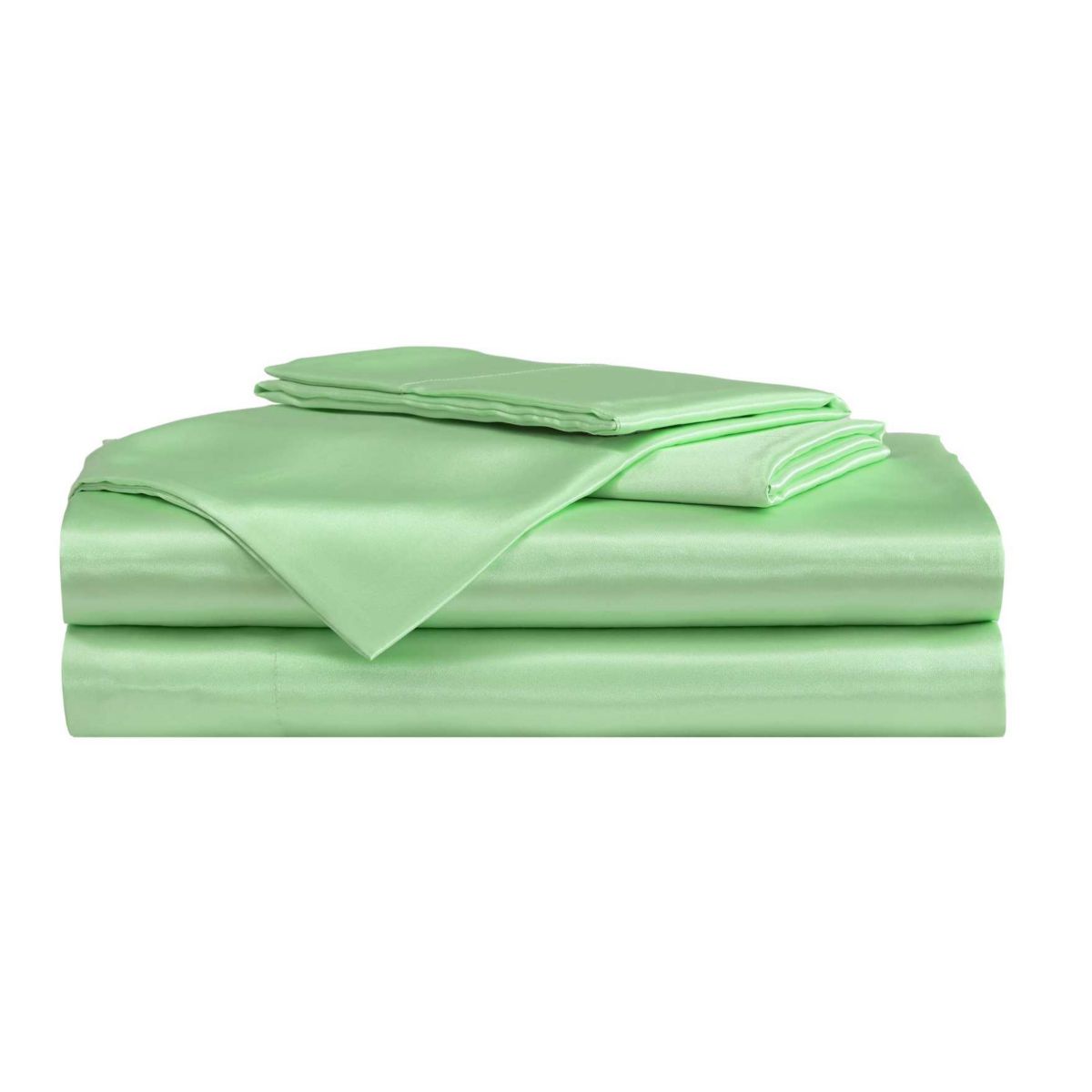 Solid Satin Microfiber Sheet Set