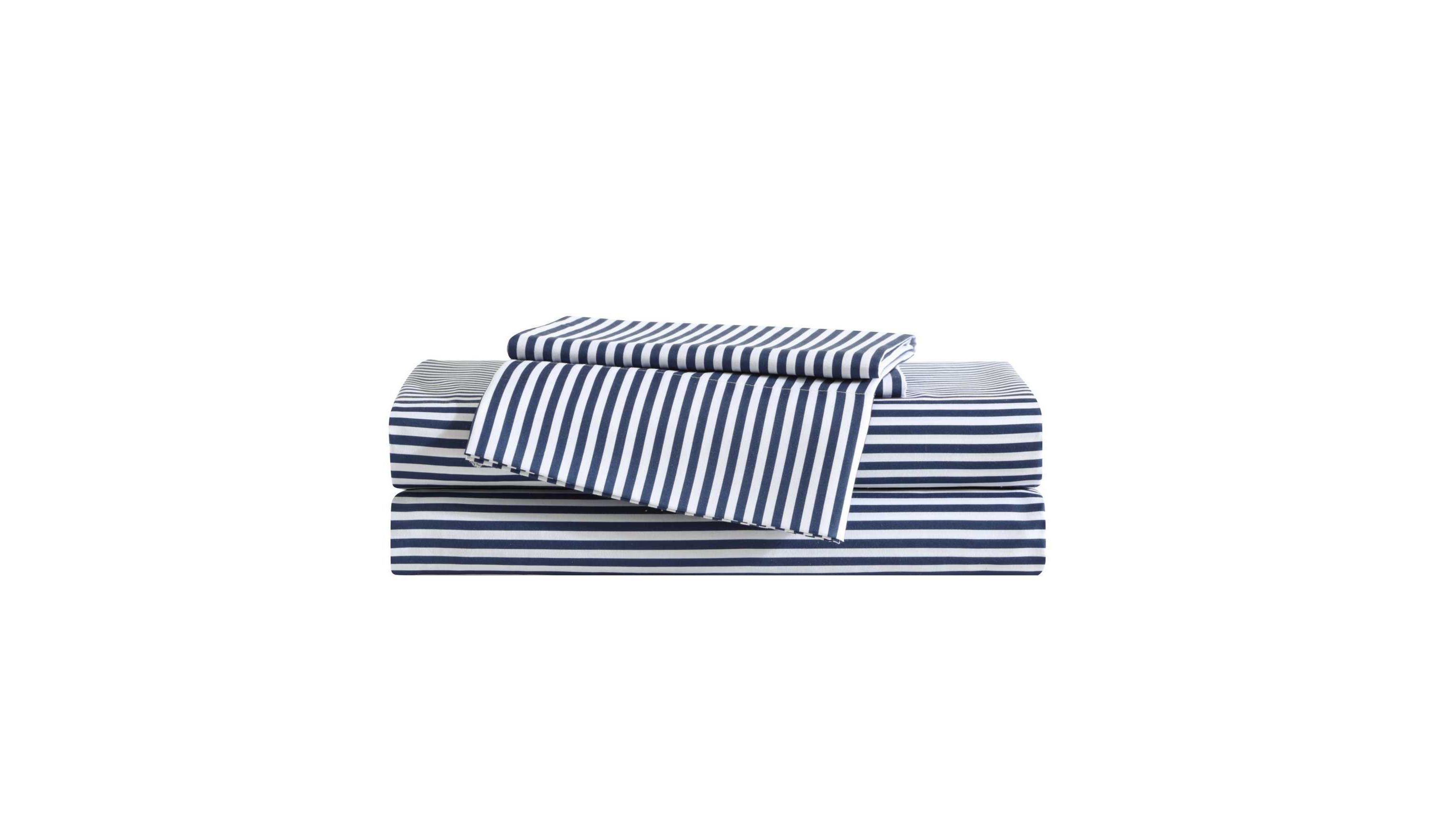 Vivid Stripe Microfiber Sheet Set