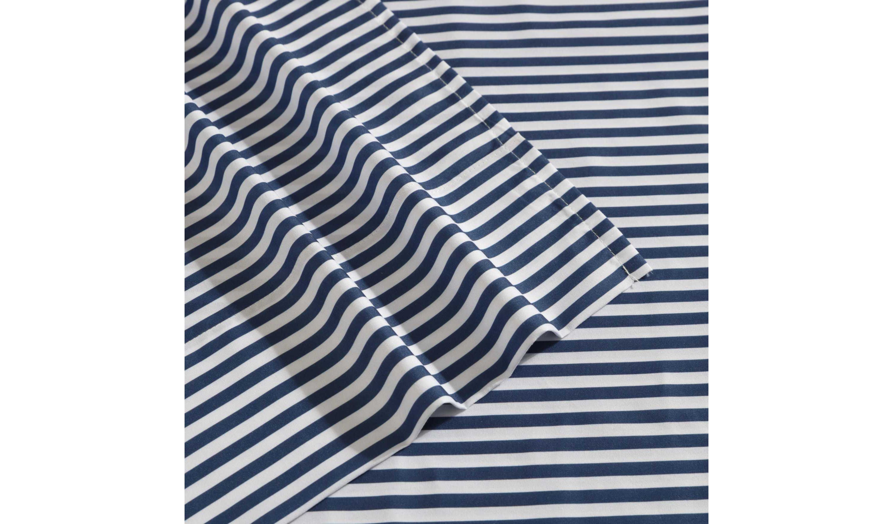 Vivid Stripe Microfiber Sheet Set