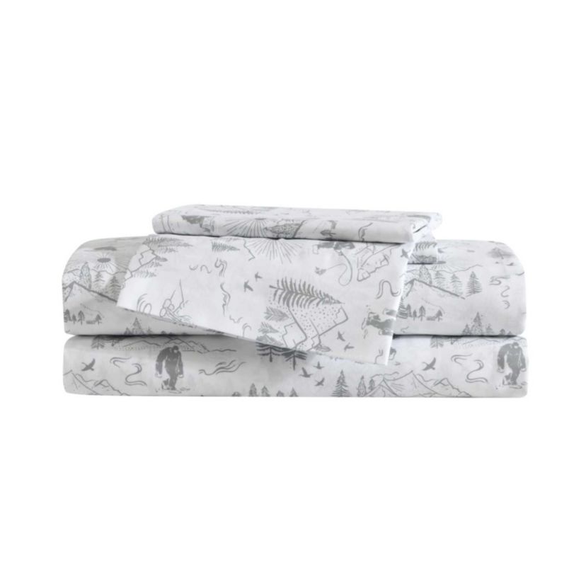 Big Foot Hiking Trip Microfiber Sheet Set