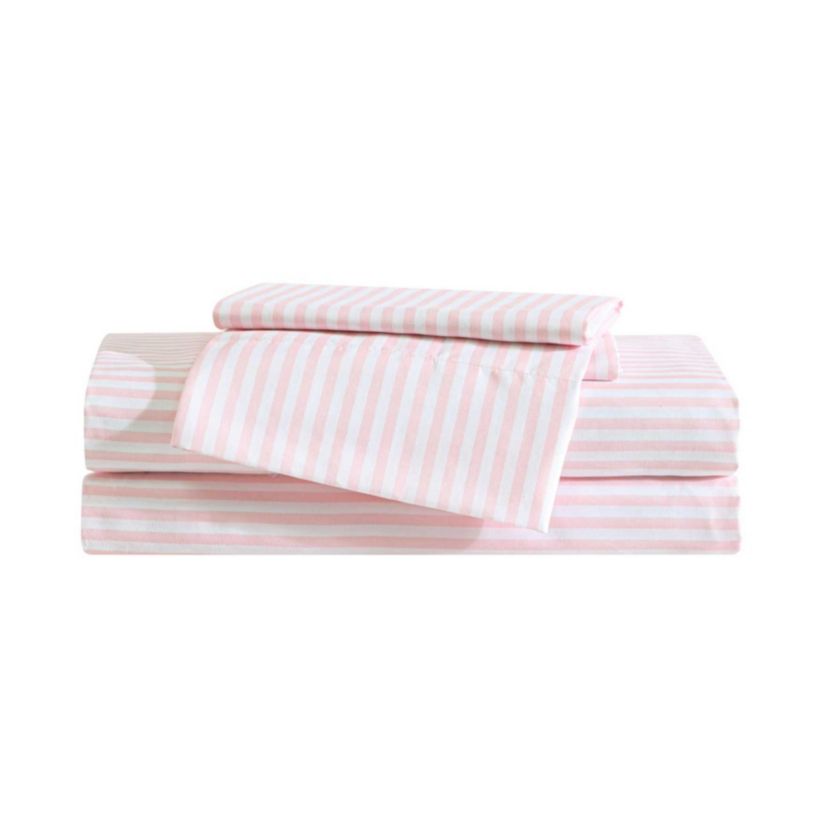Little Stripe Microfiber Sheet Set
