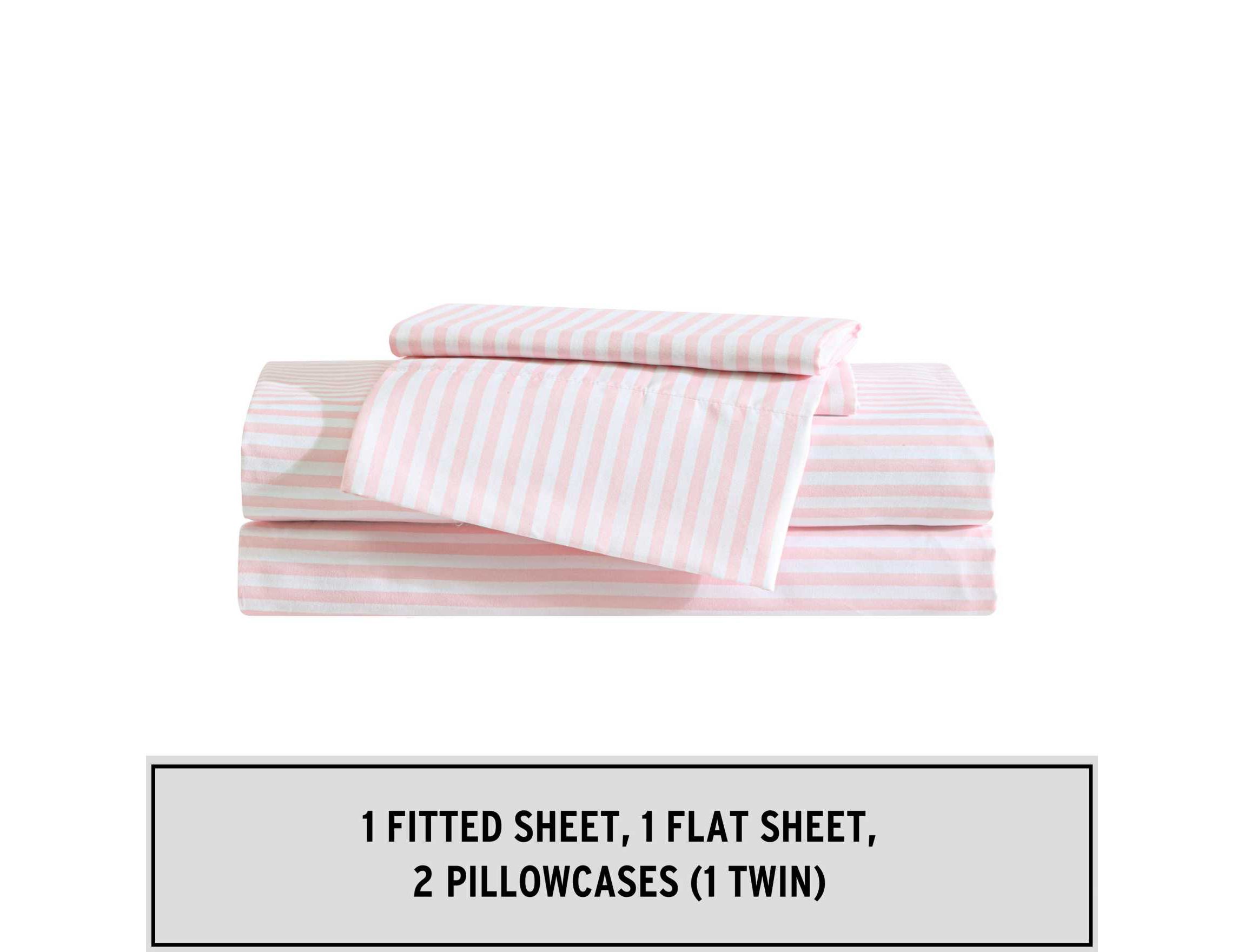 Little Stripe Microfiber Sheet Set