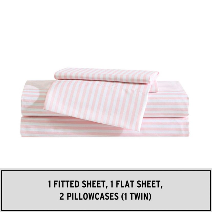 Little Stripe Microfiber Sheet Set