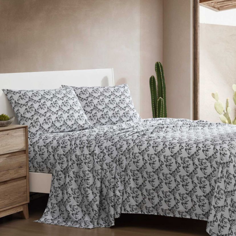 Mustangs Microfiber Sheet Set
