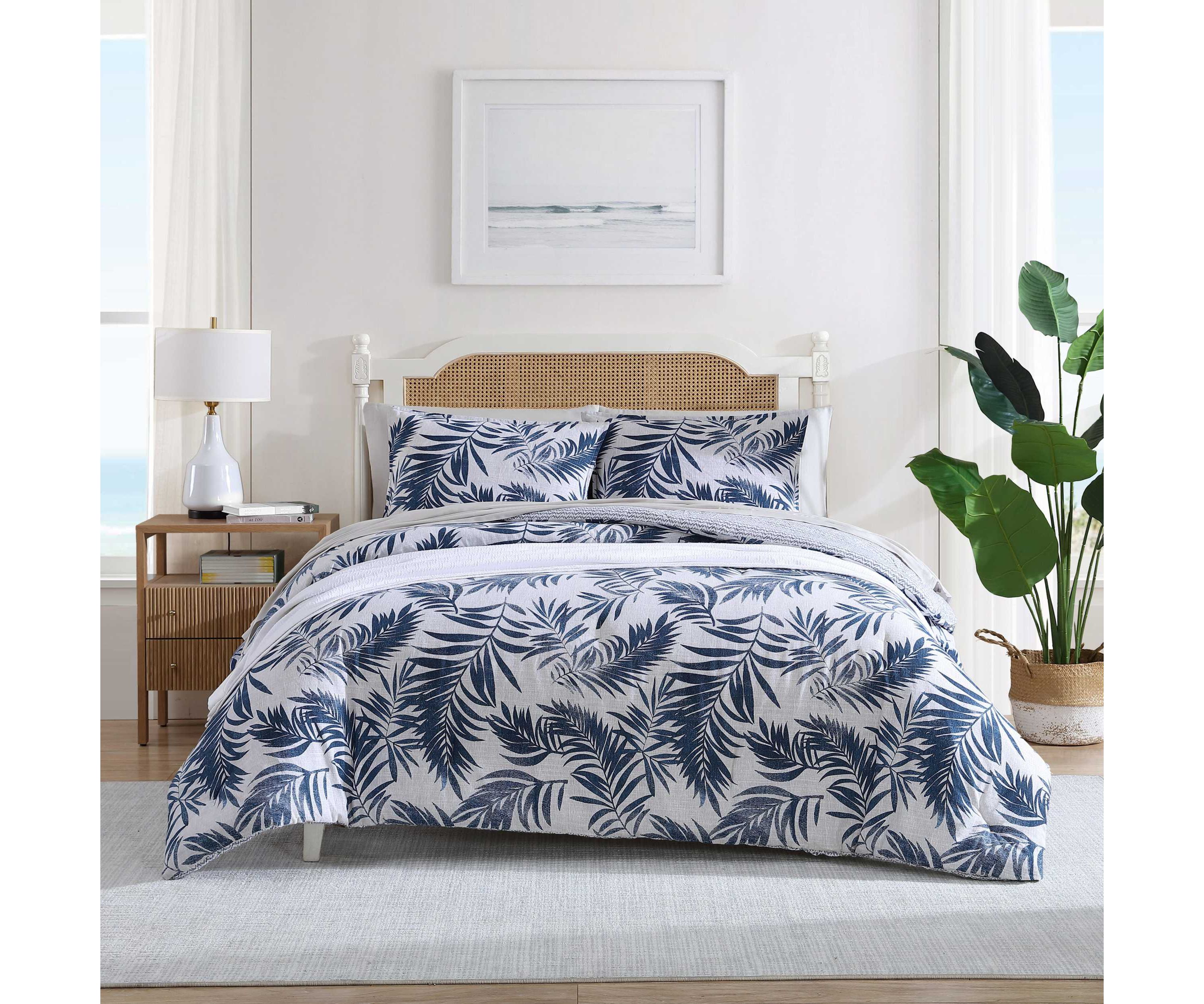 Marina Leaf Cotton Comforter Set