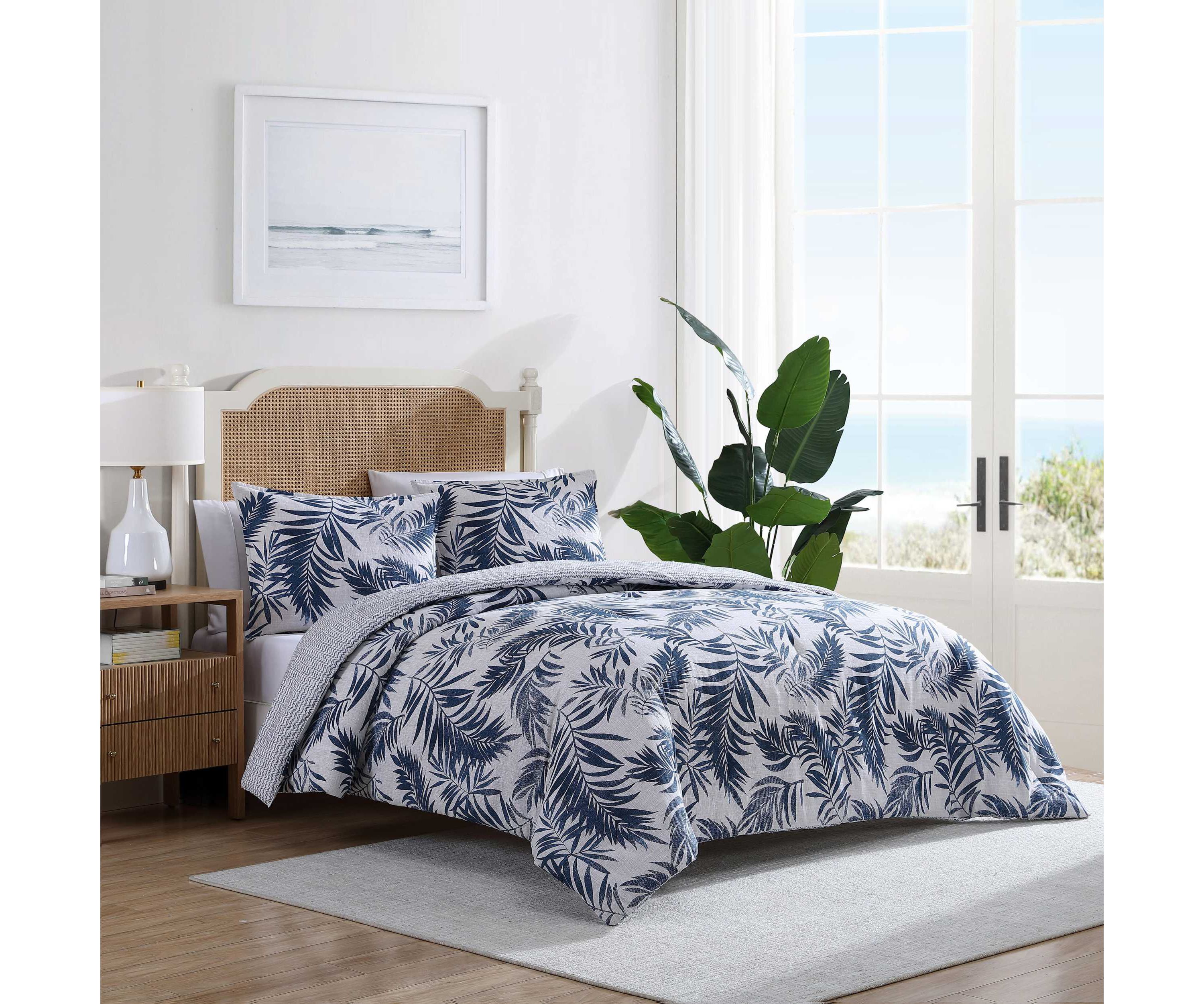 Marina Leaf Cotton Comforter Set