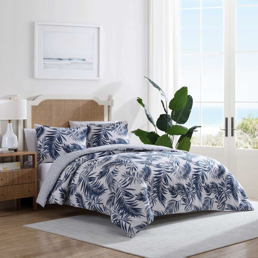 Marina Leaf Cotton Comforter Set