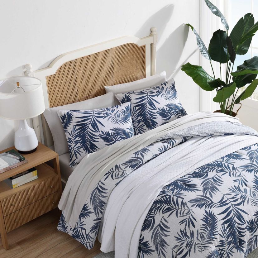 Marina Leaf Cotton Comforter Set