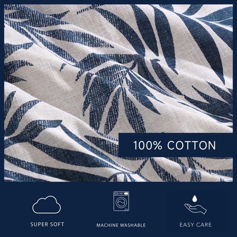 Marina Leaf Cotton Comforter Set