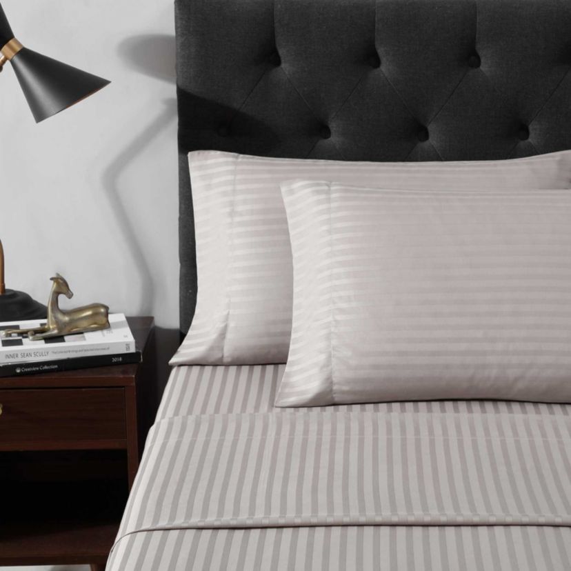 Dobby Stripe Cotton Sheet Set