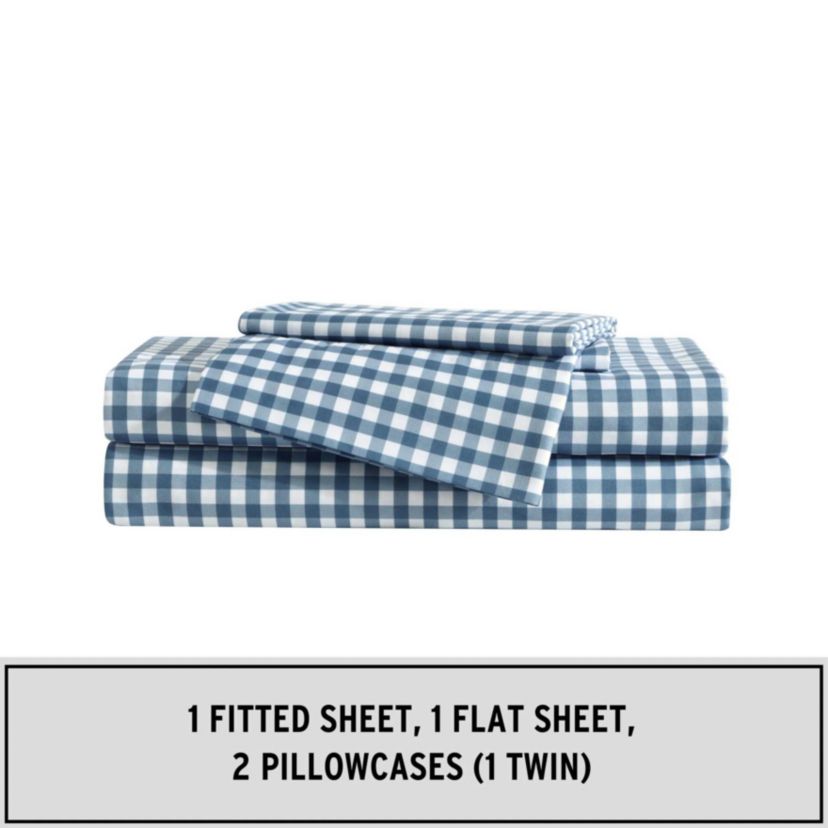 Preston Check Microfiber Sheet Set