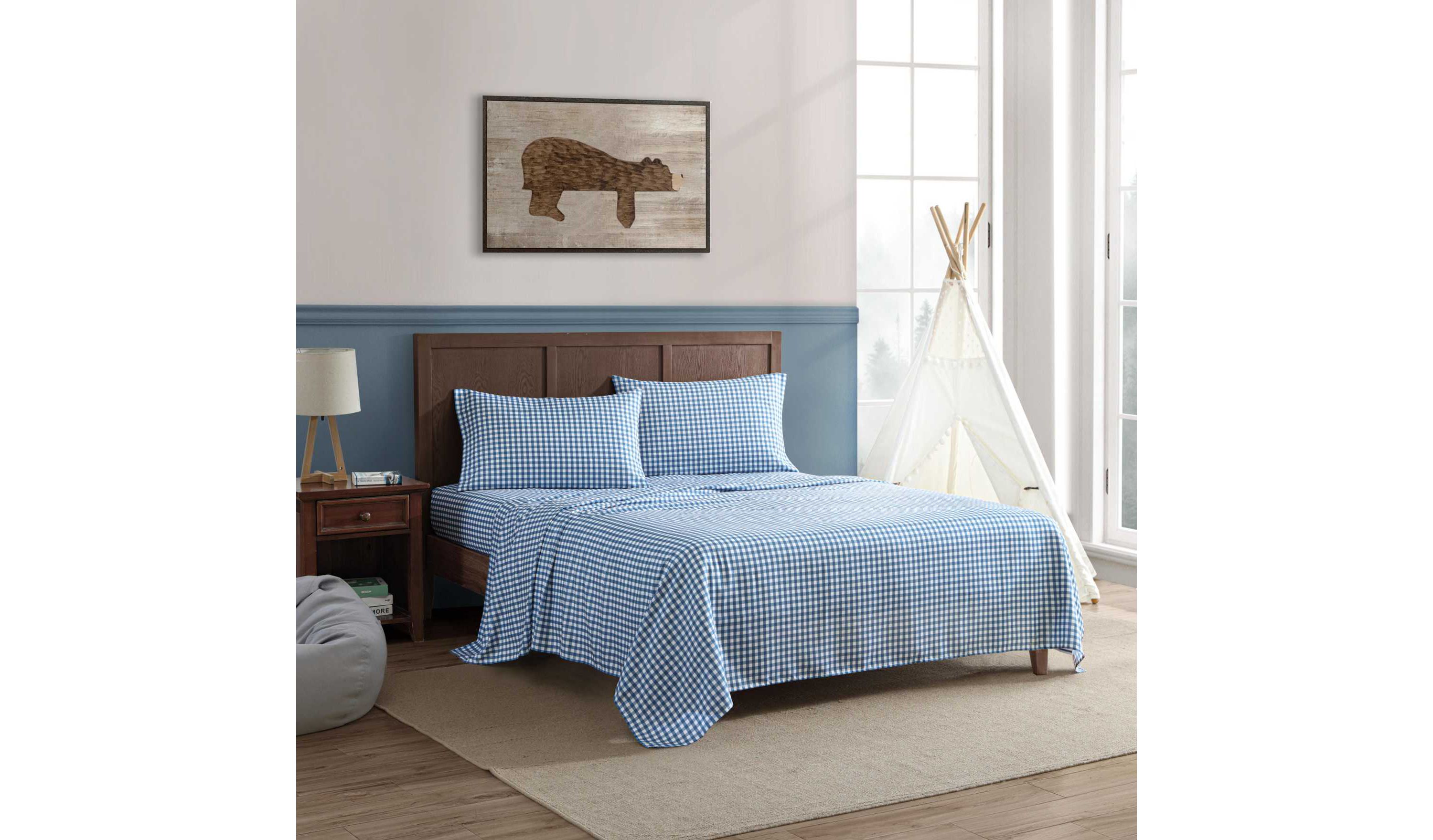 Preston Check Microfiber Sheet Set