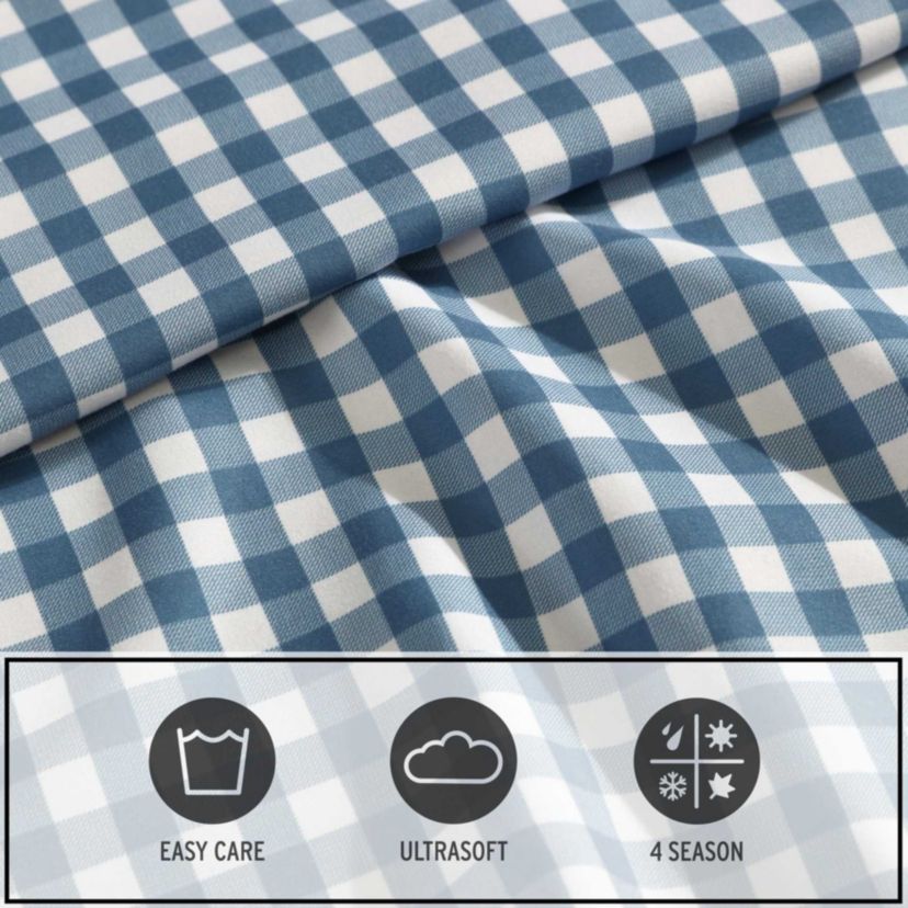 Preston Check Microfiber Sheet Set