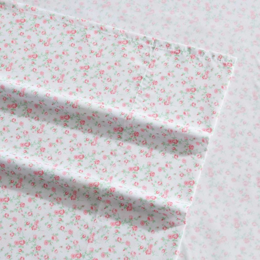 Whimsical Floral Microfiber Sheet Set