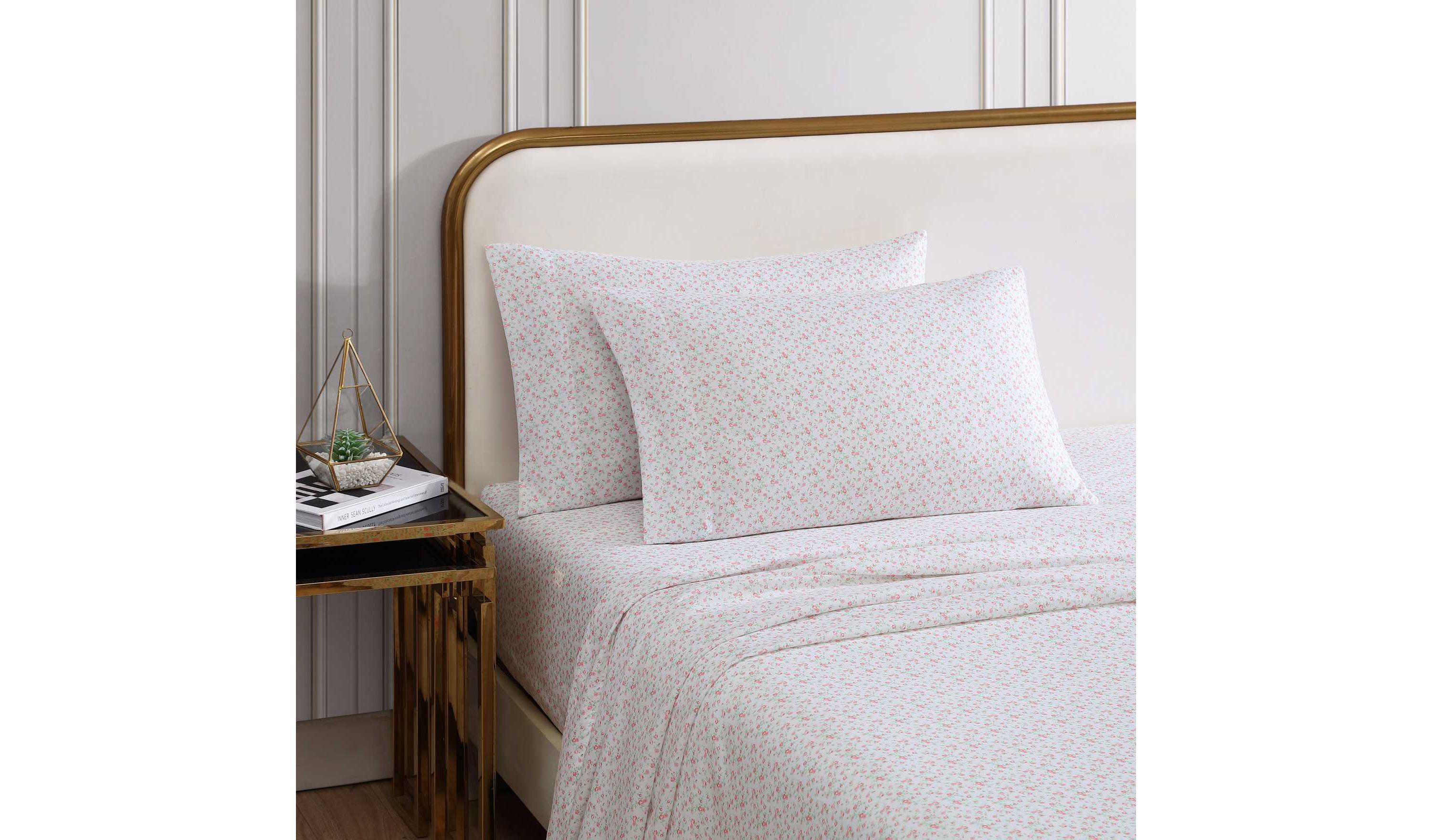 Whimsical Floral Microfiber Sheet Set