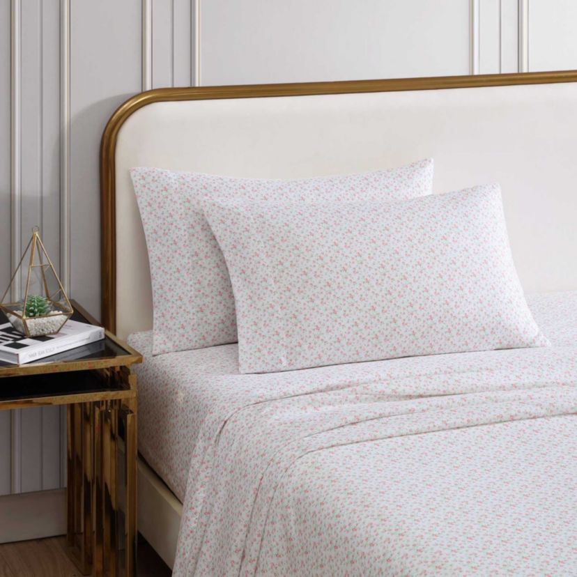 Whimsical Floral Microfiber Sheet Set