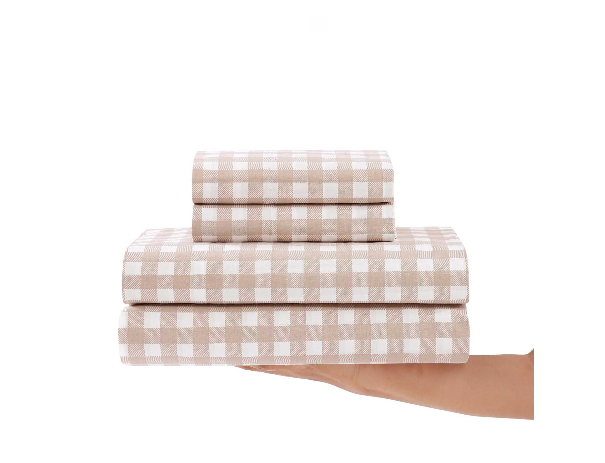 Cottage Check Cotton Sheet Set