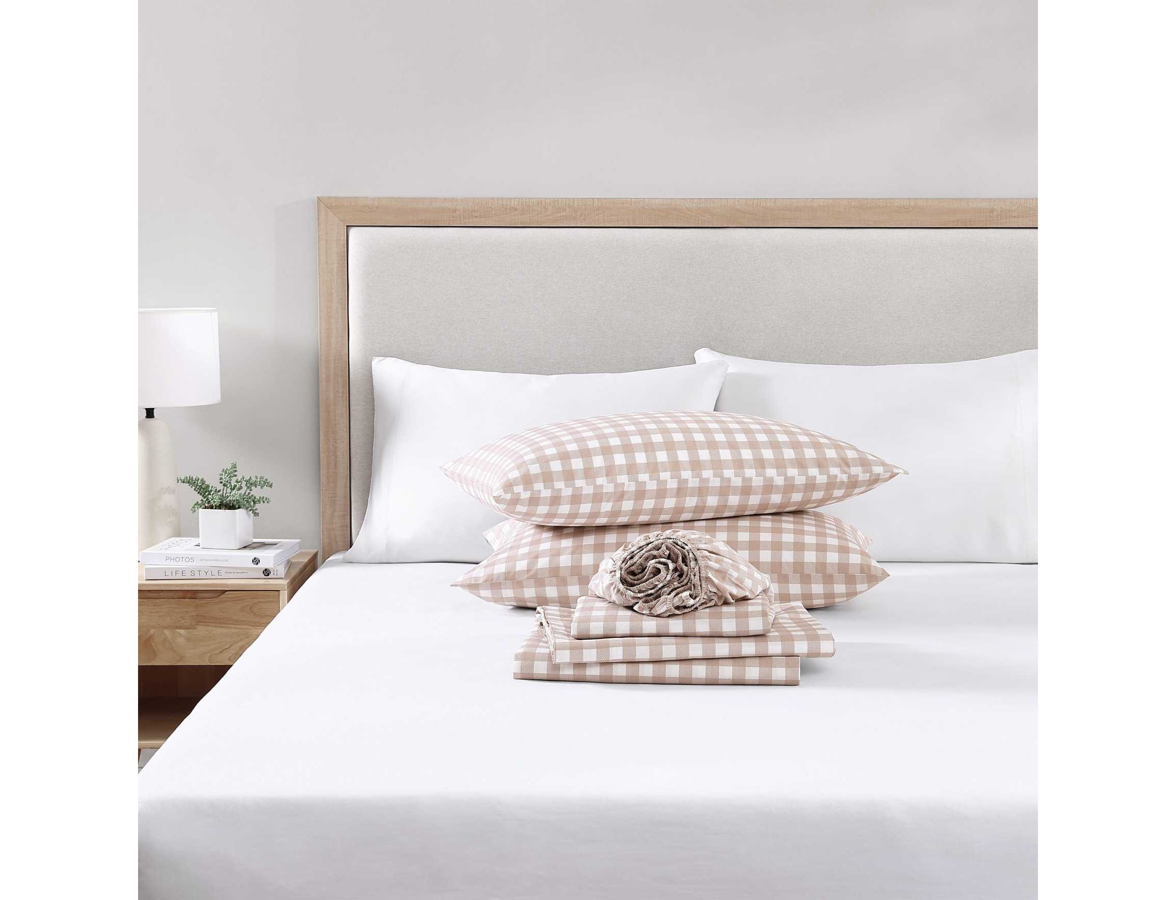 Cottage Check Cotton Sheet Set