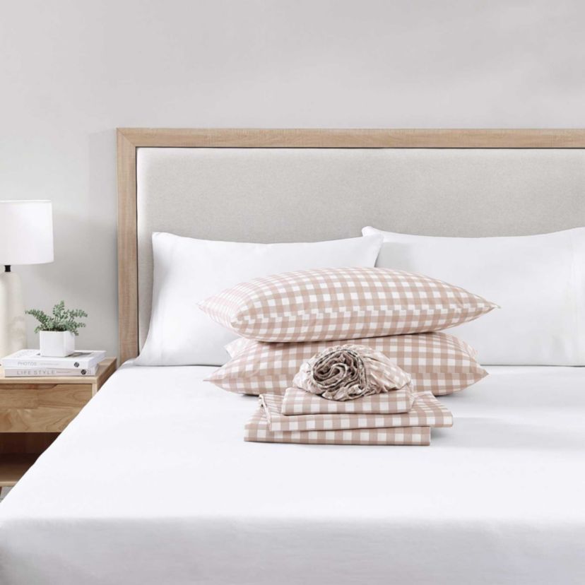 Cottage Check Cotton Sheet Set