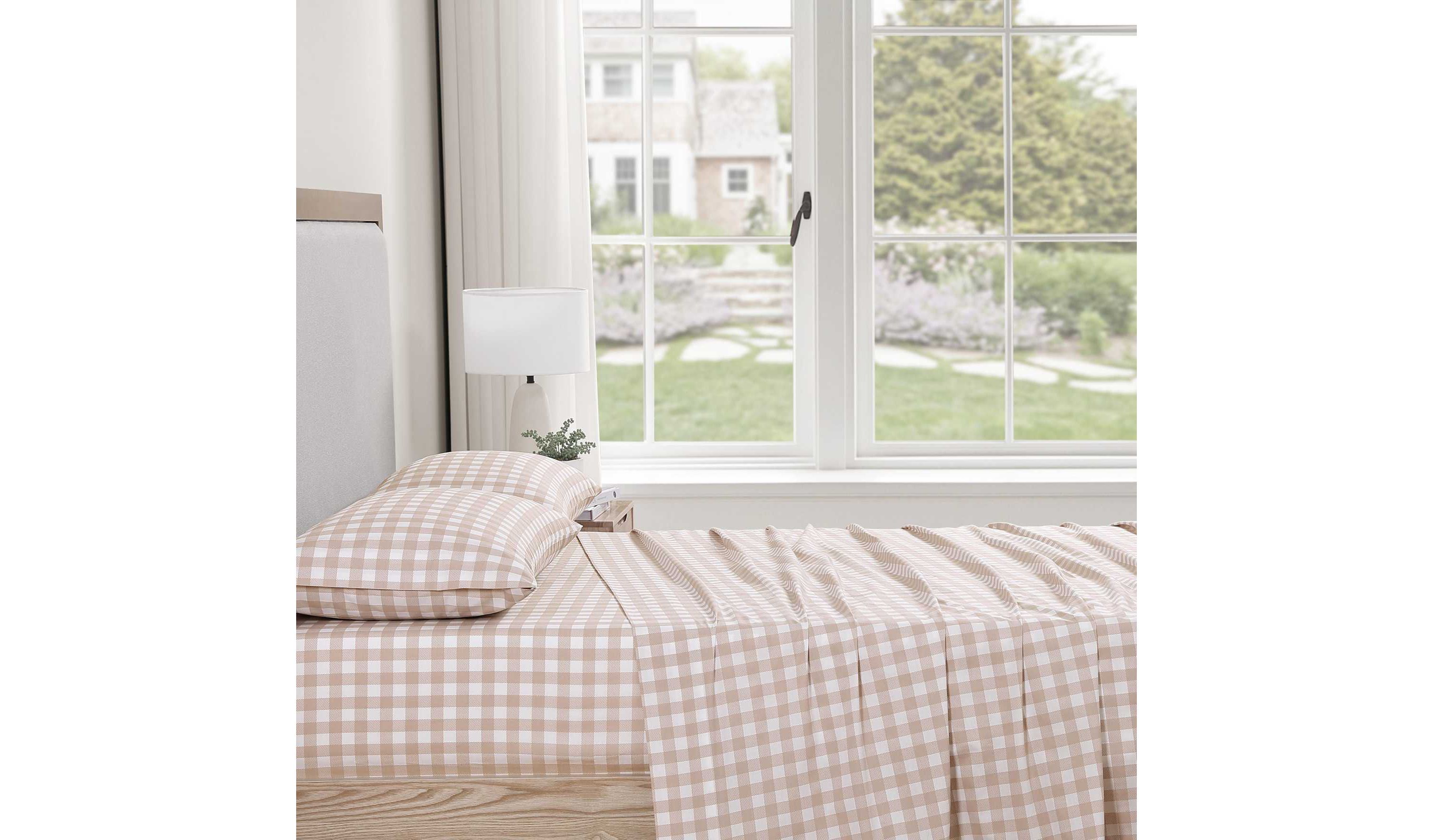 Cottage Check Cotton Sheet Set