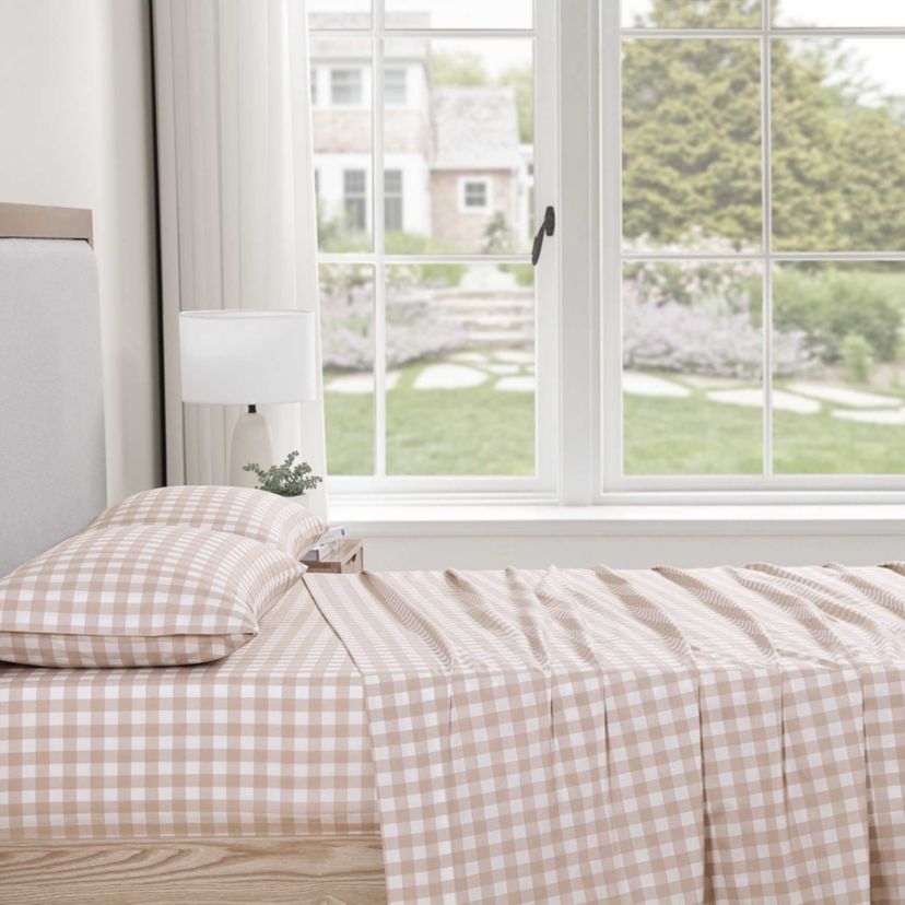 Cottage Check Cotton Sheet Set