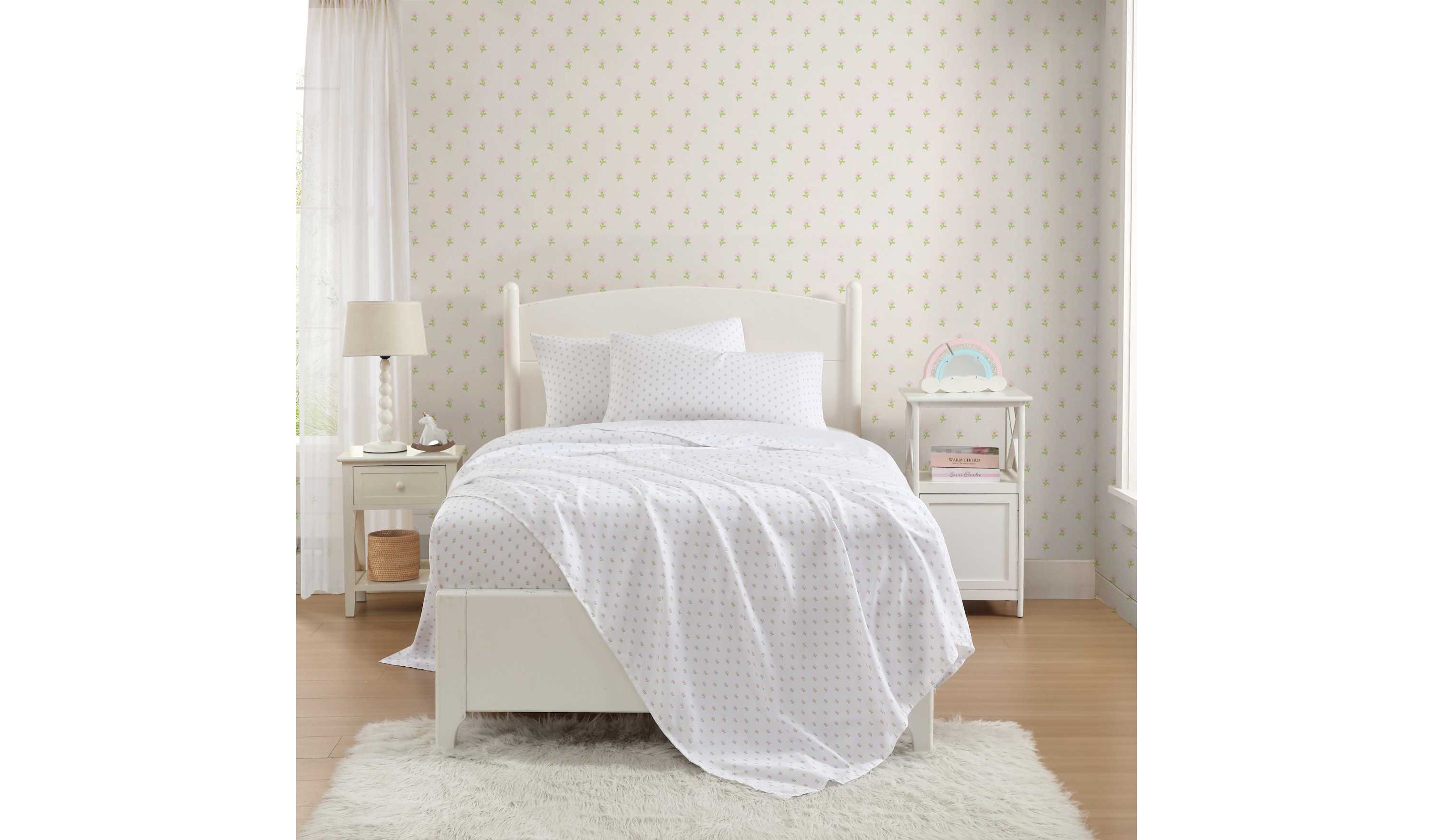 Wood Violet Microfiber Sheet Set
