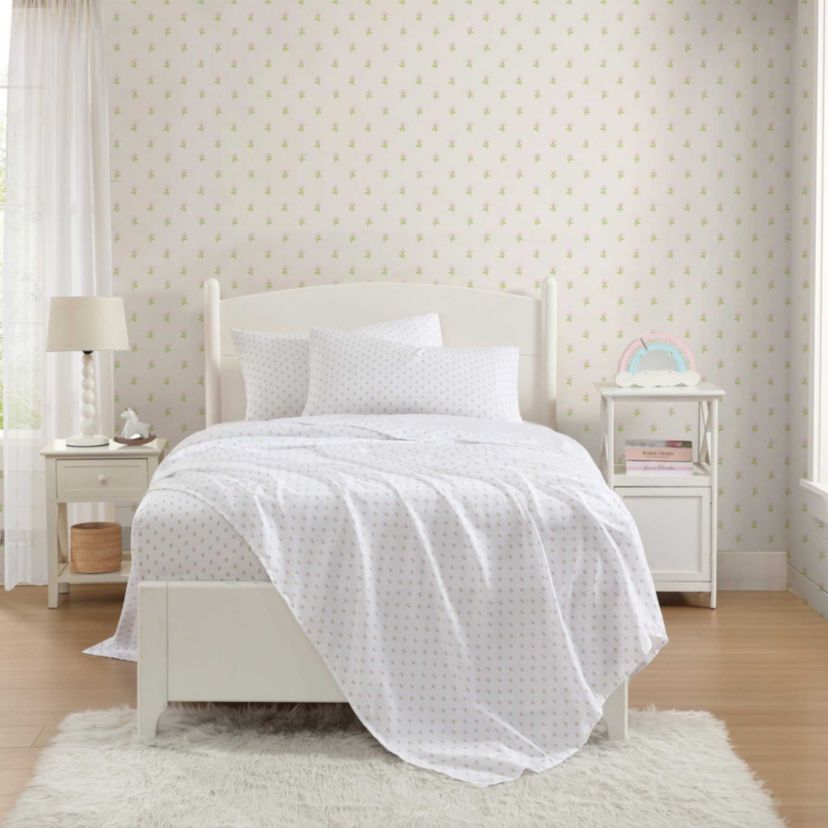 Wood Violet Microfiber Sheet Set