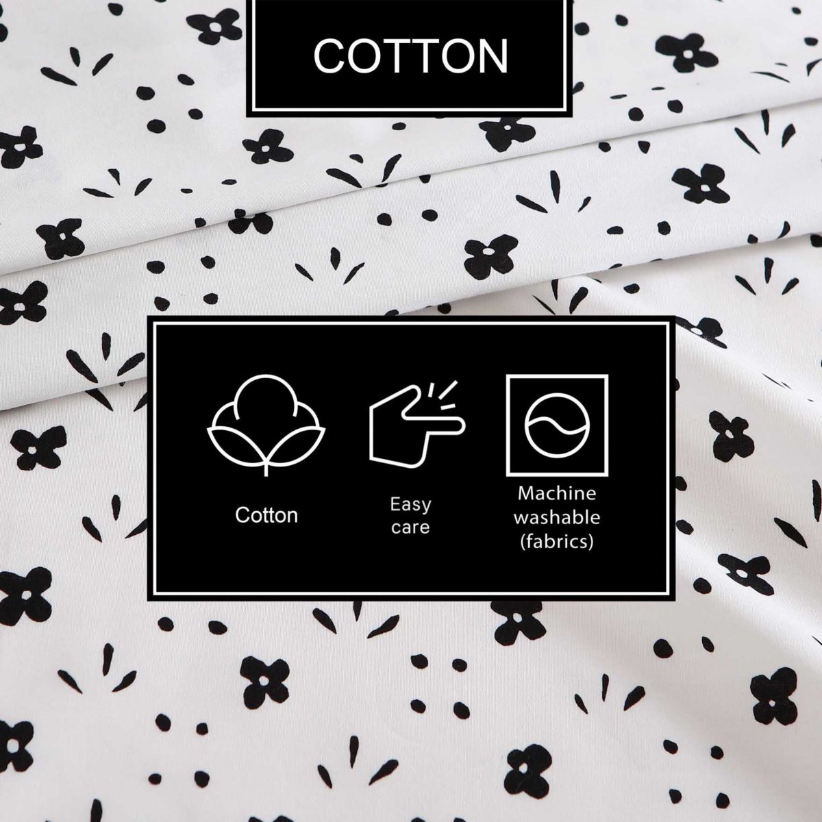 Kukkaketo Cotton Sheet Set