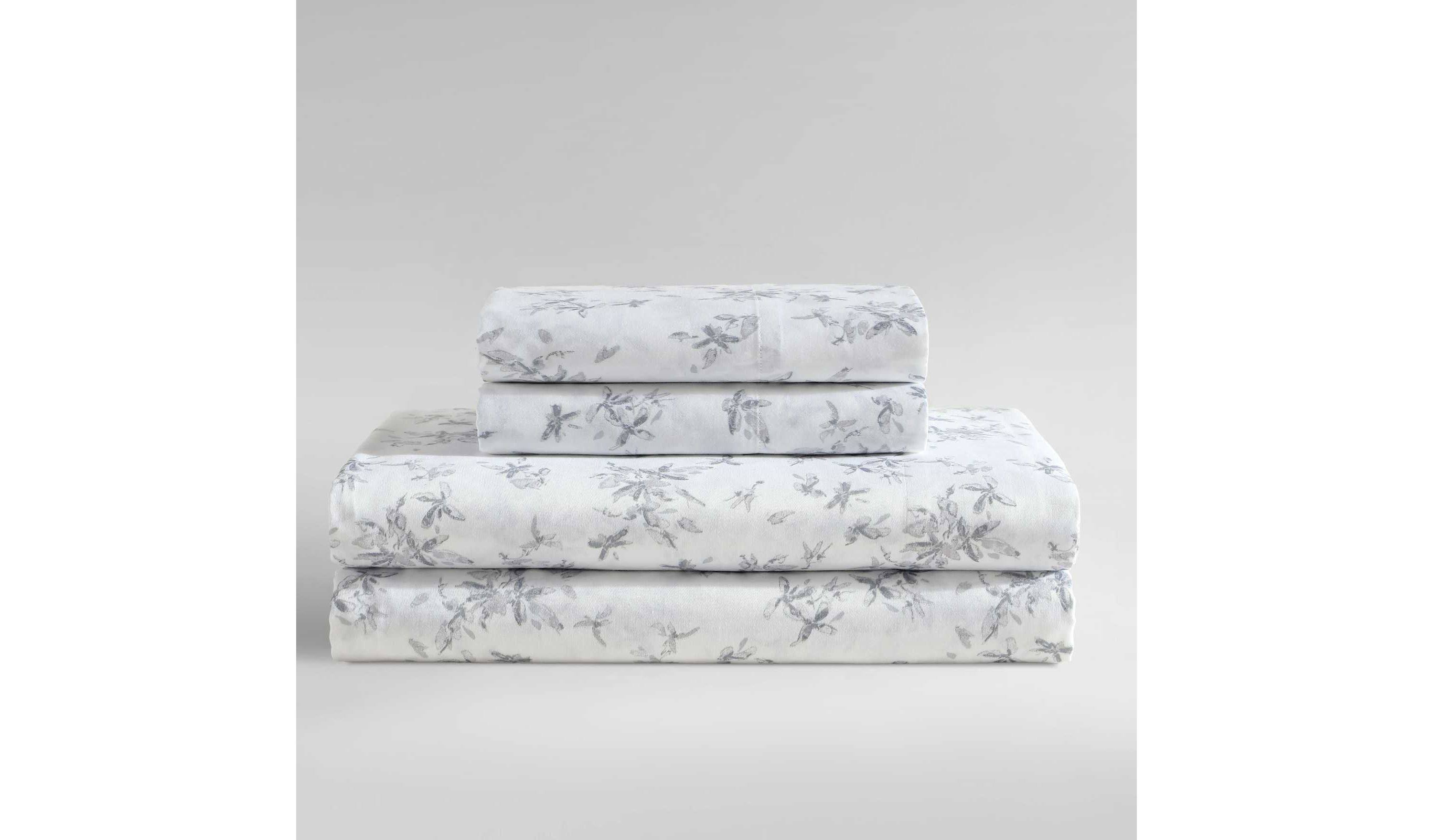 Abstract Floral Cotton Sheet Set