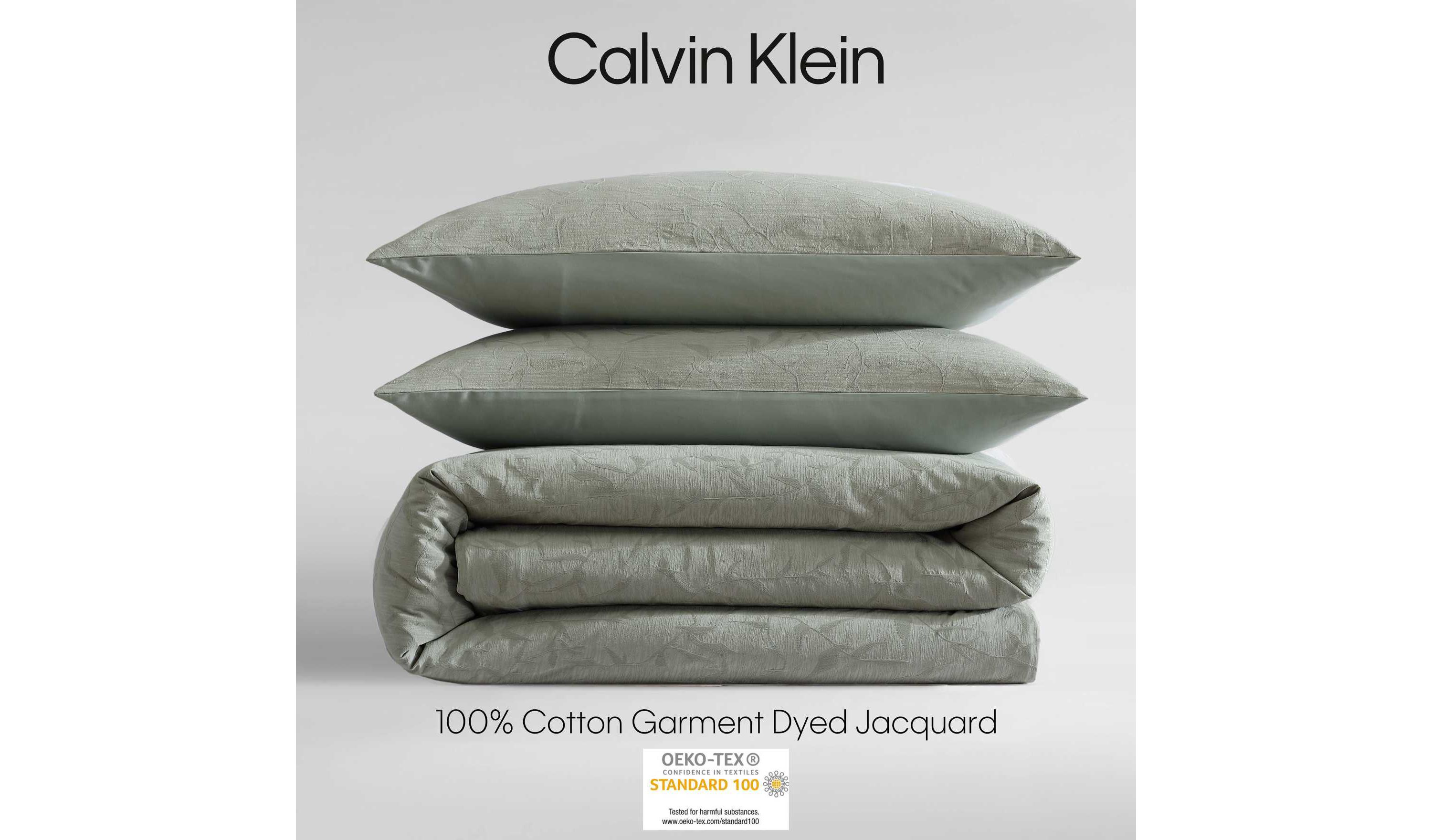 Branching Leaves Cotton Comforter-Sham Set