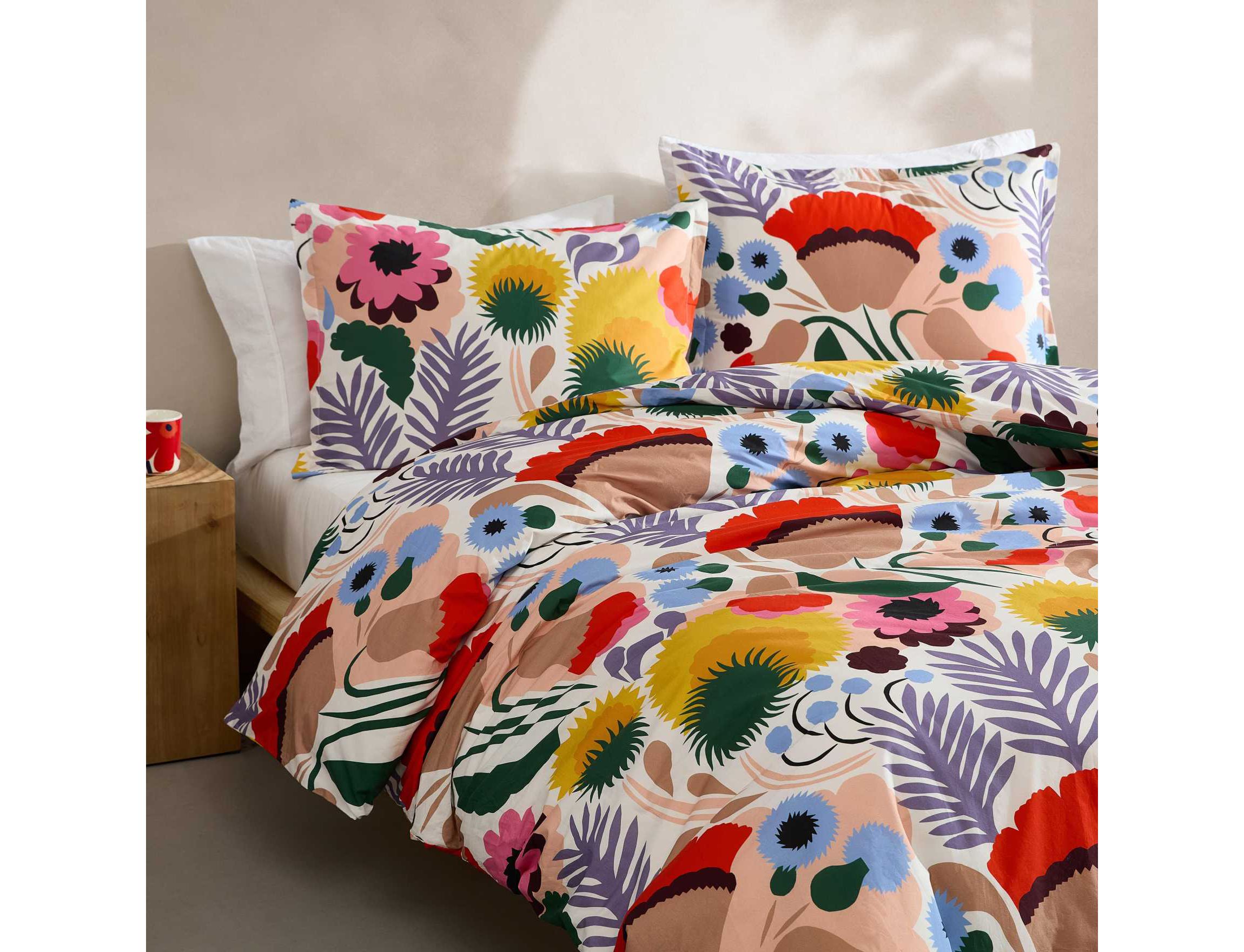 Ojakellukka Cotton Comforter-Sham Set