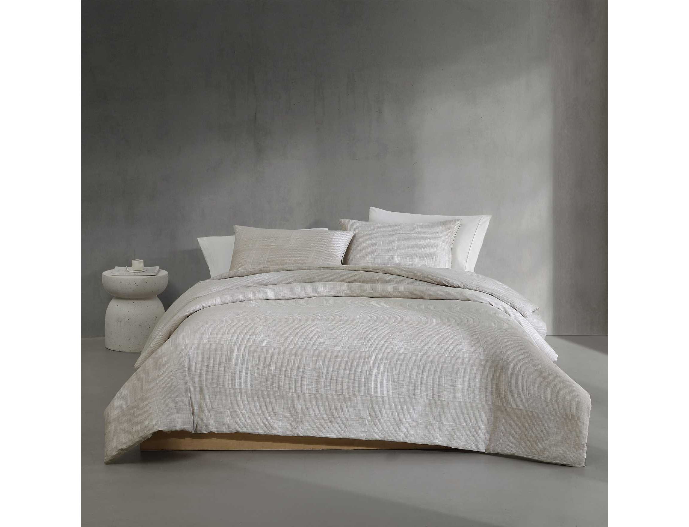 Textural Rib Cotton Comforter-Sham Set