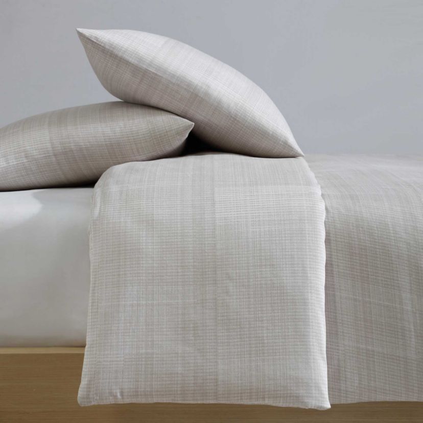 Textural Rib Cotton Comforter-Sham Set