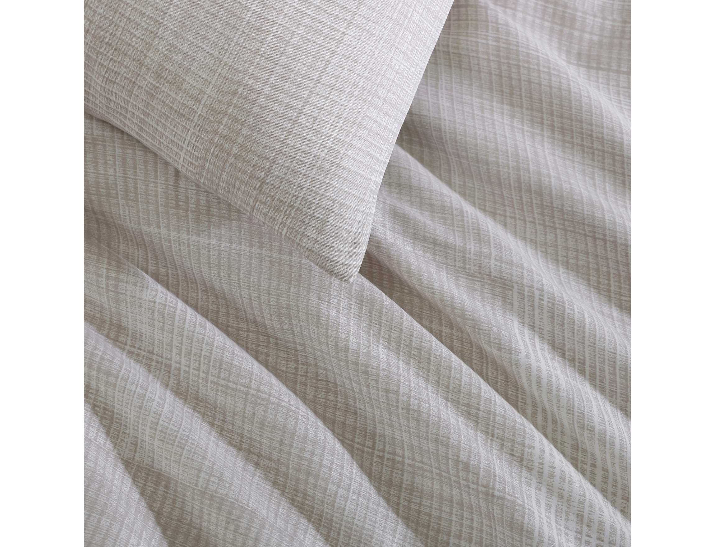 Textural Rib Cotton Comforter-Sham Set