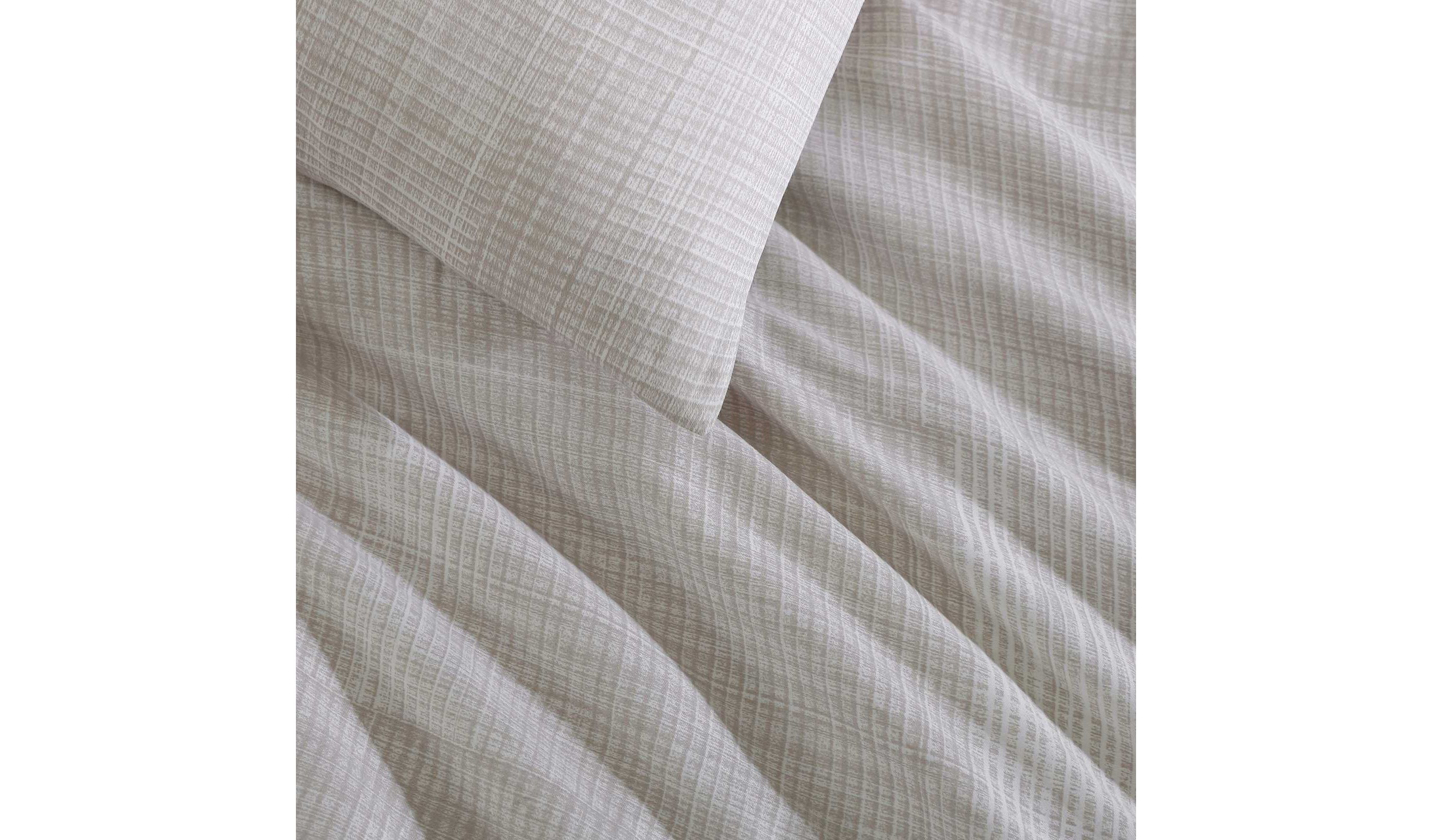Textural Rib Cotton Comforter-Sham Set