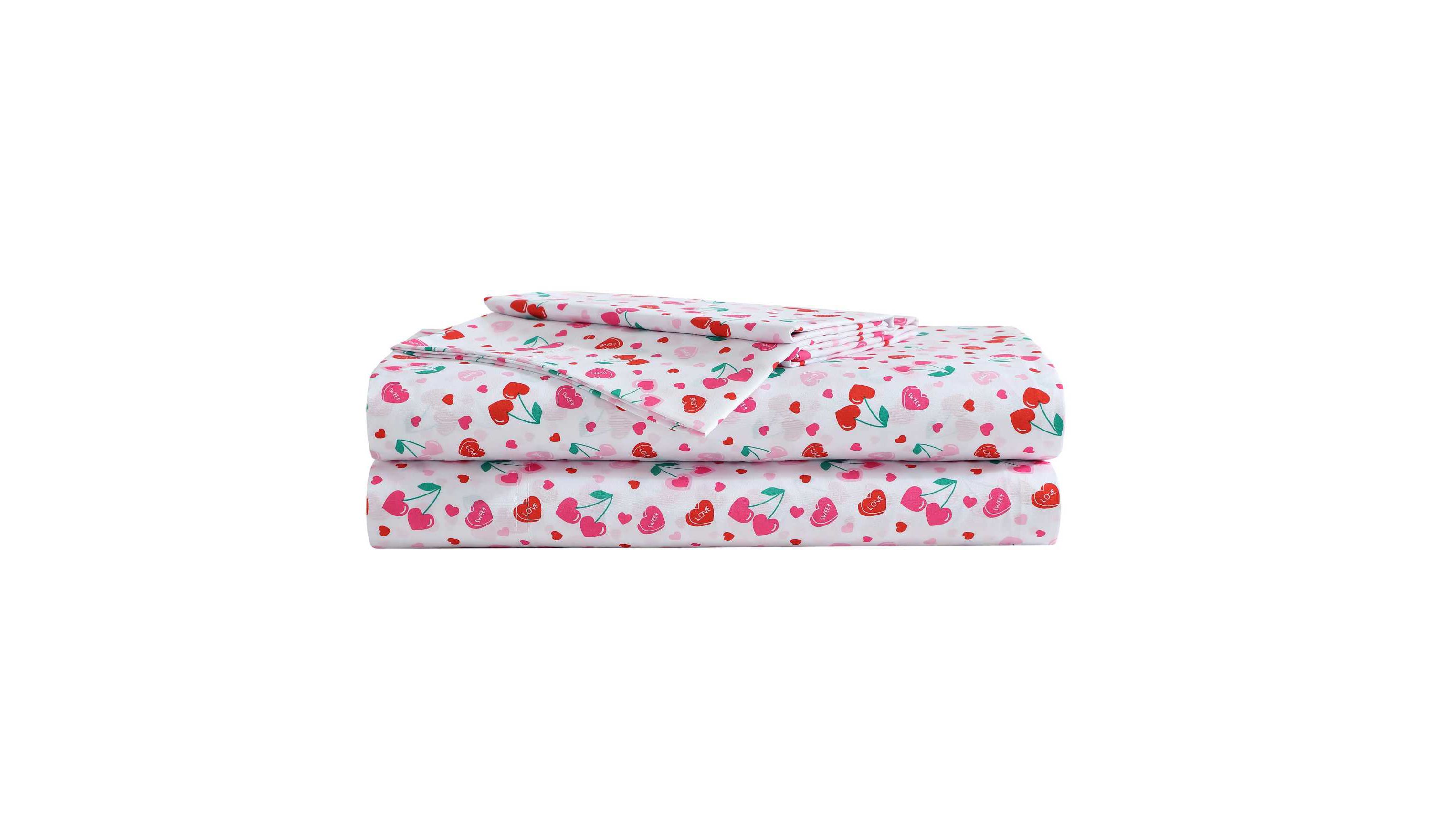 Sweet Tart Cherries Microfiber Sheet Set