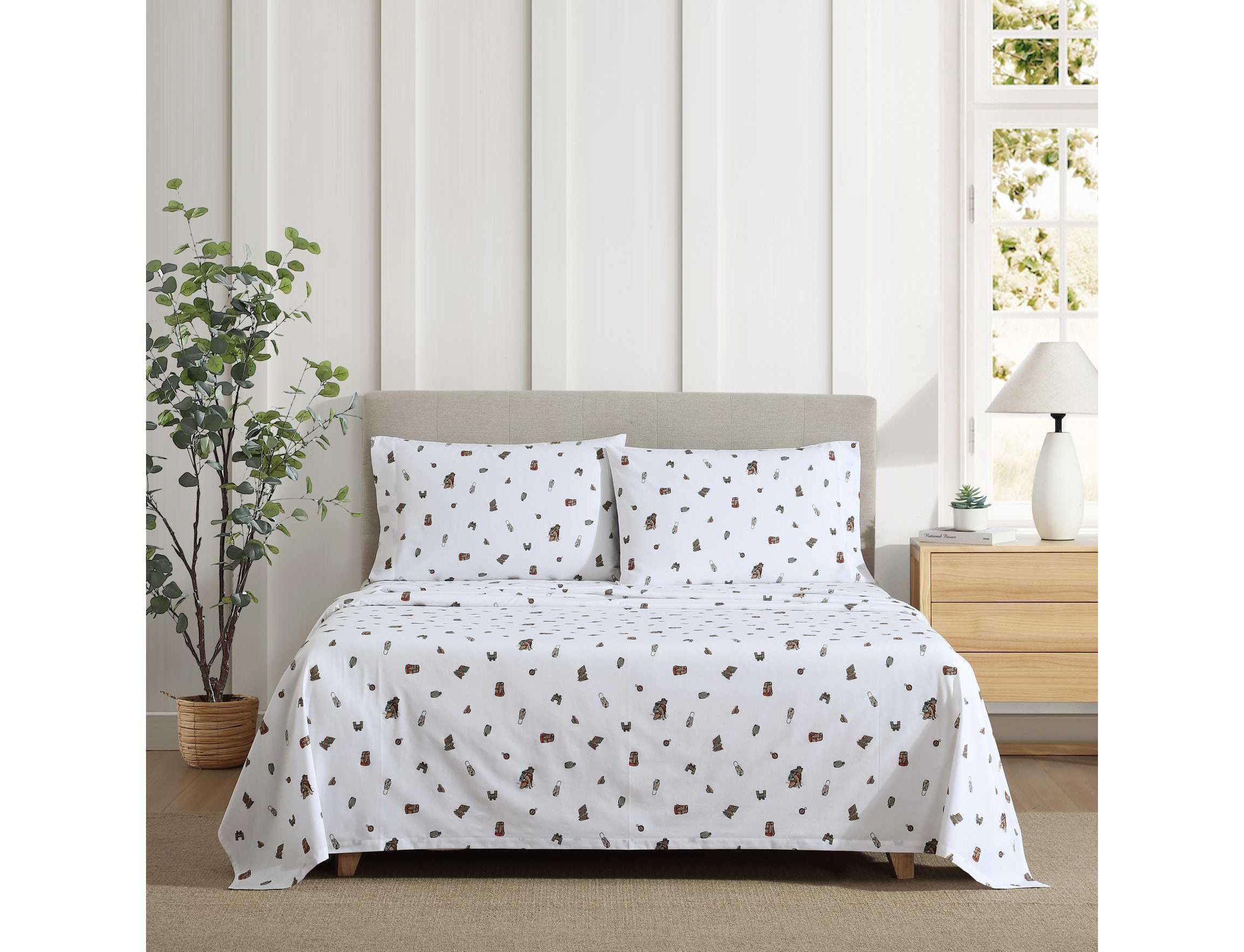 Buddy Camping Allover Cotton Sheet Set