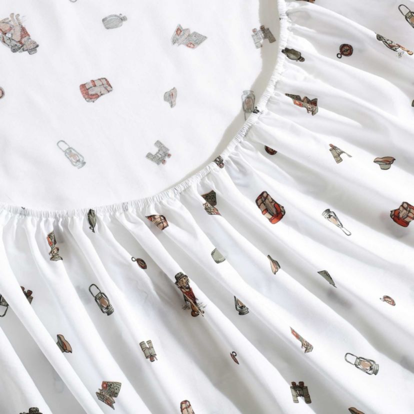Buddy Camping Allover Cotton Sheet Set
