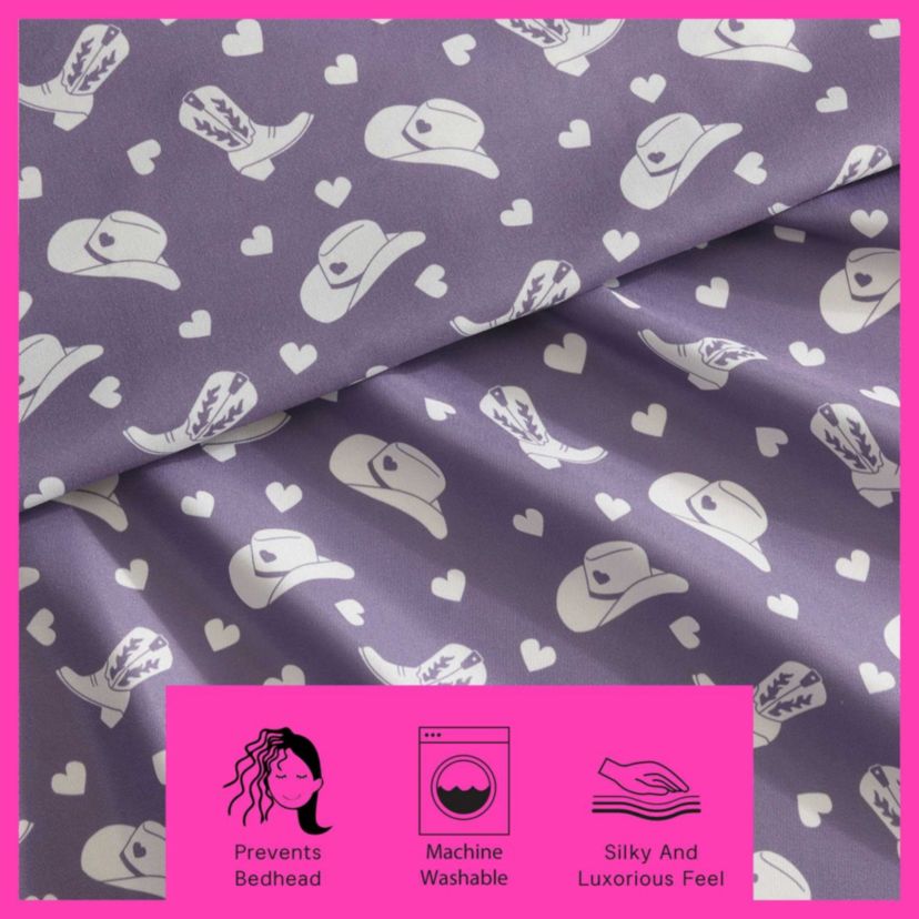 Cowgirl Disco Microfiber Sheet Set